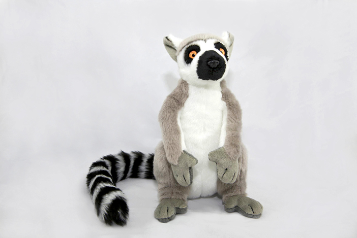 Plüschtier Lemur - Frontansicht 